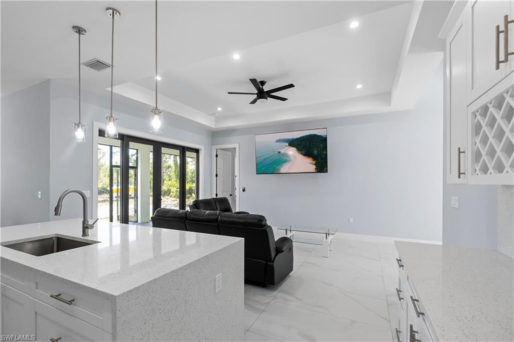 view from kitchen