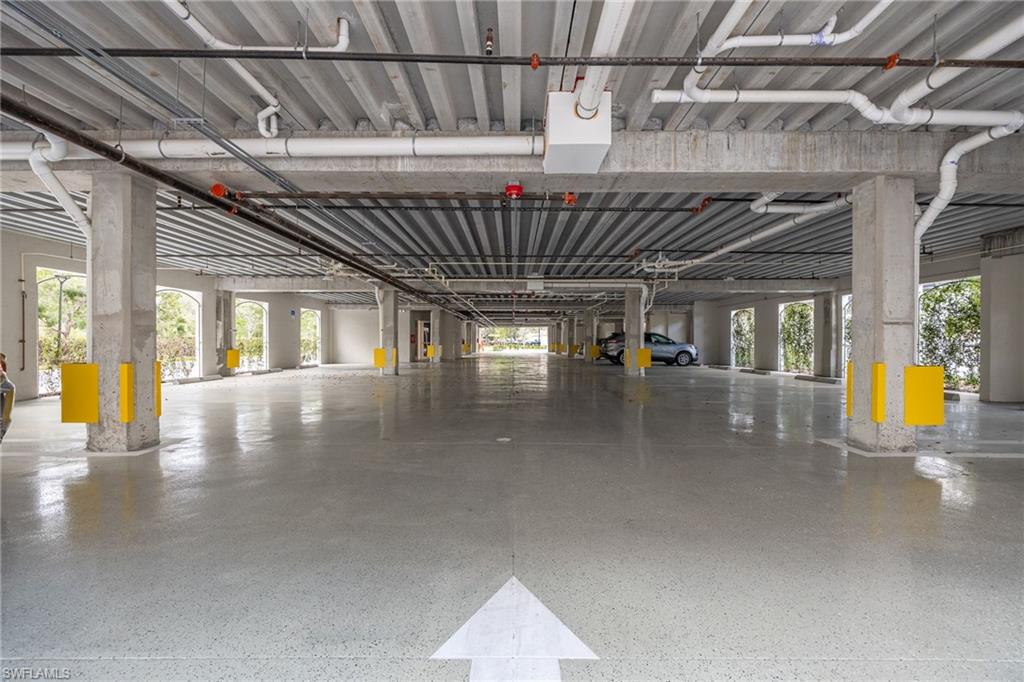 View of parking garage