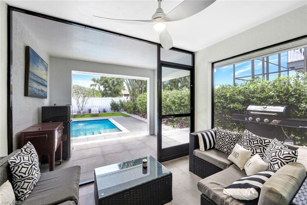 Screened lanai