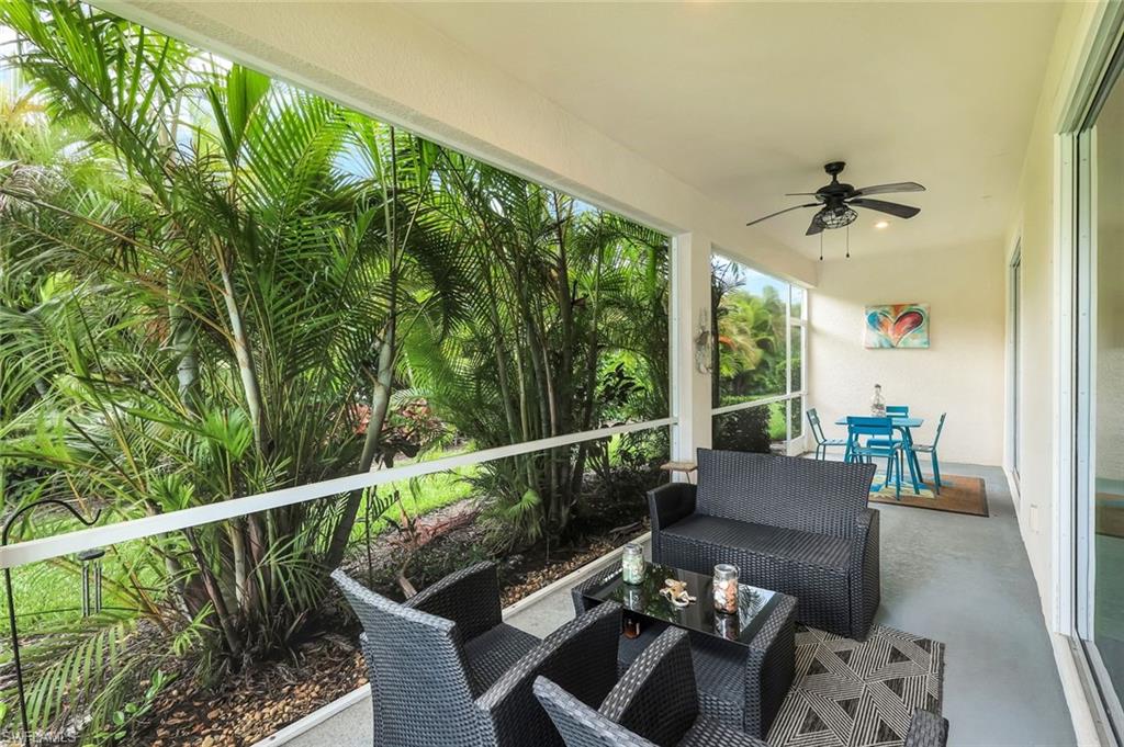 Spacious screened lanai.