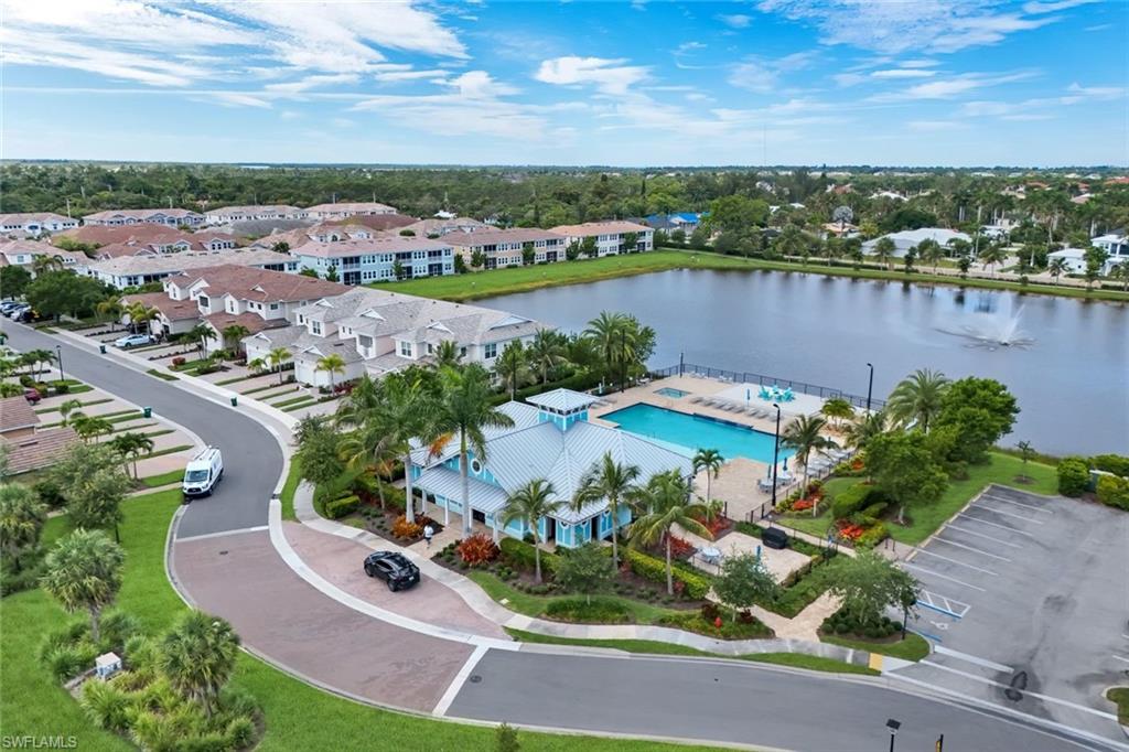 Aerial view of amenities