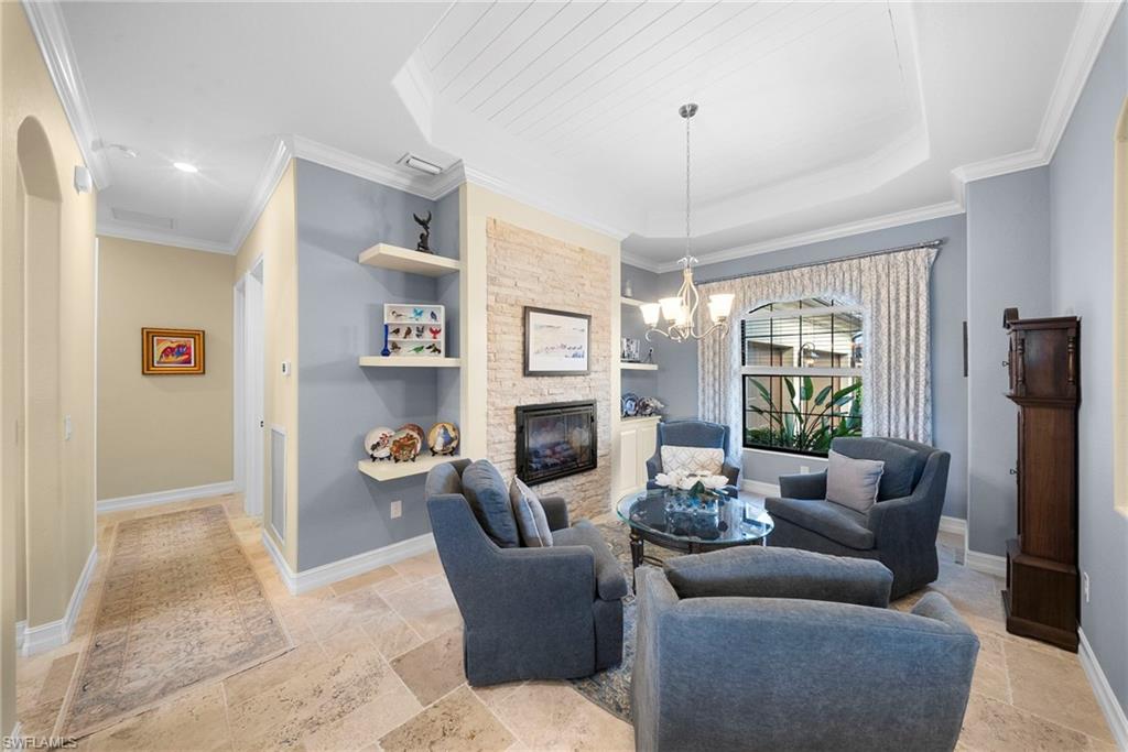 Sitting Room w/ Fireplace