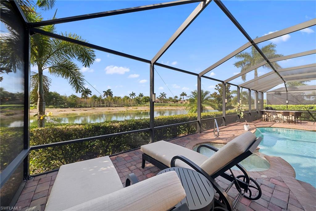 Pool area w/ sunning spot
