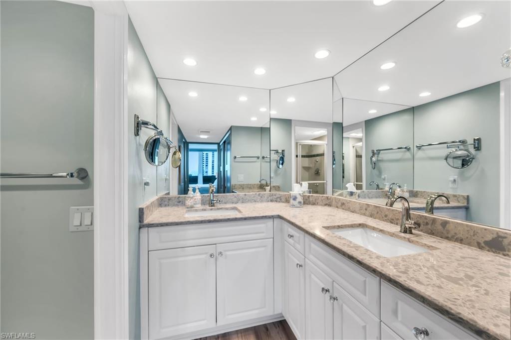 Spacious primary bath designed for comfort and convenience.