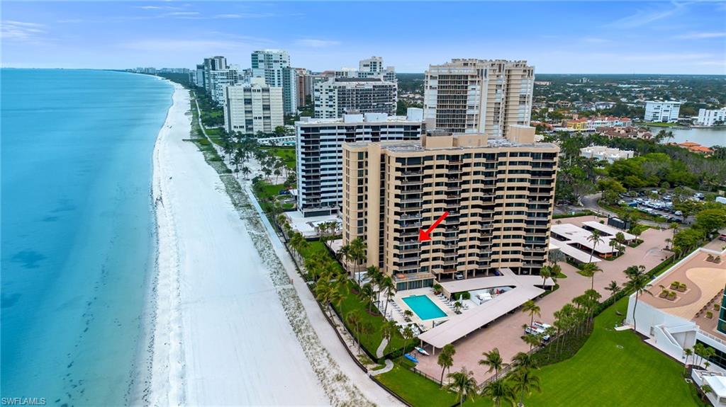 Exceptional coastal location showcasing the Gulf and pristine shoreline.