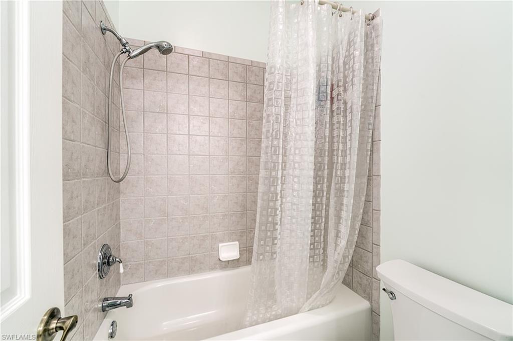 Guest bath with private toilet and shower room
