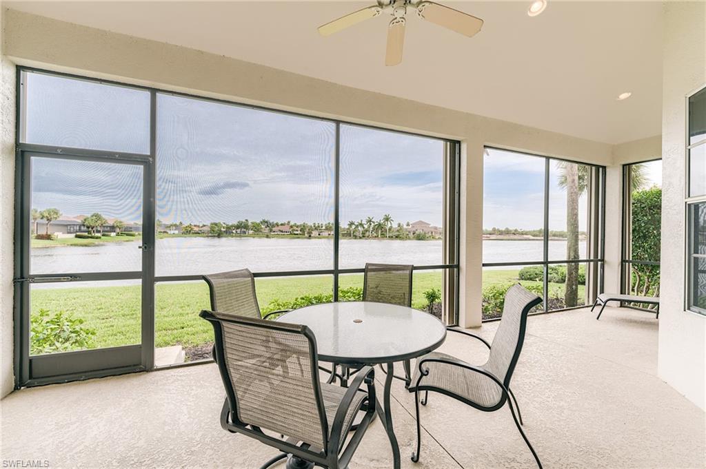 Large covered lanai with a huge rear lawn to build a custom pool