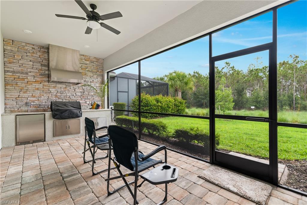 Summer Kitchen in screened in Lanai