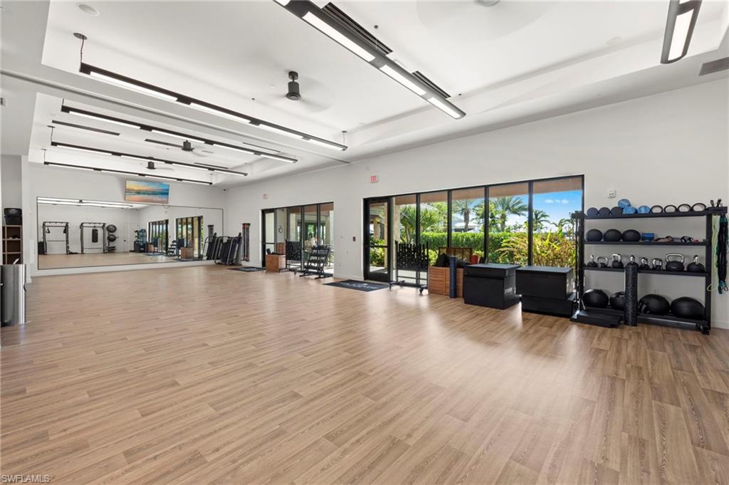 Exercise and Work-out classes offered.