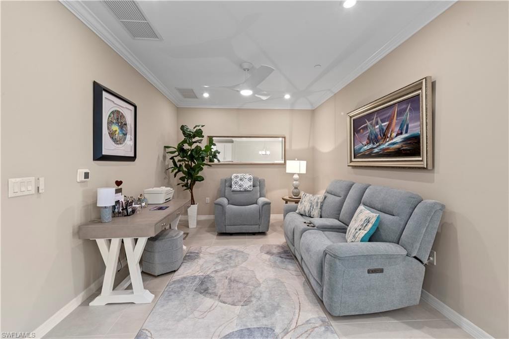 Open-concept den/dining  area.