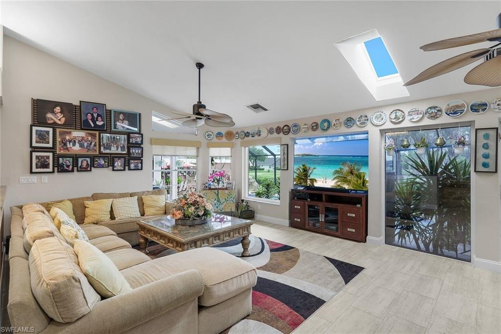 Large Floor to Ceiling Windows, Skylights