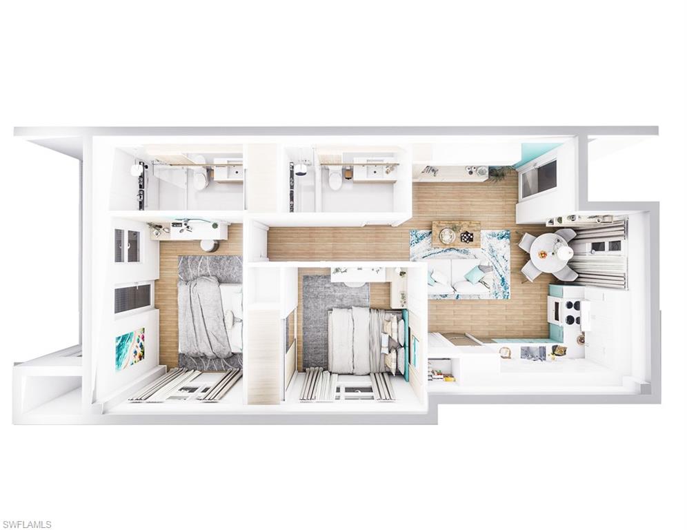 View of room layout