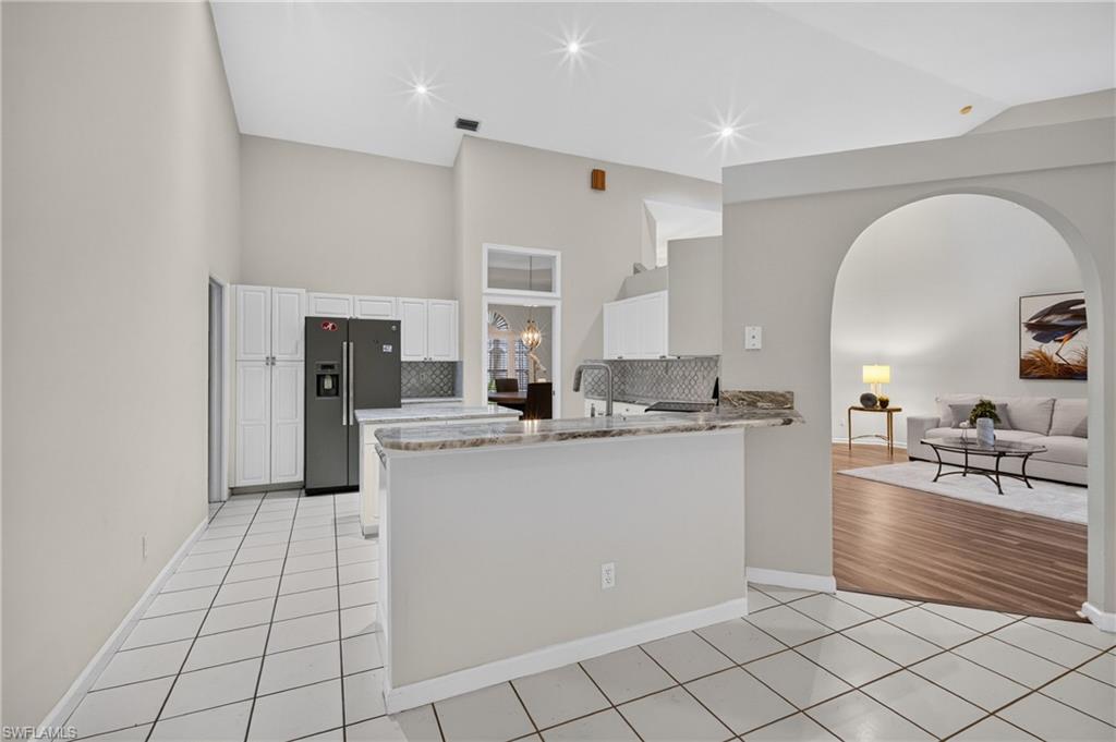 The kitchen opens directly to the main living space — made for entertaining.