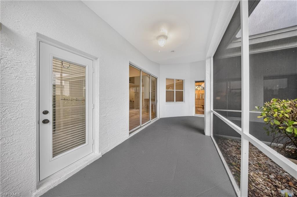 Covered, screened outdoor living with easy access from the main rooms.