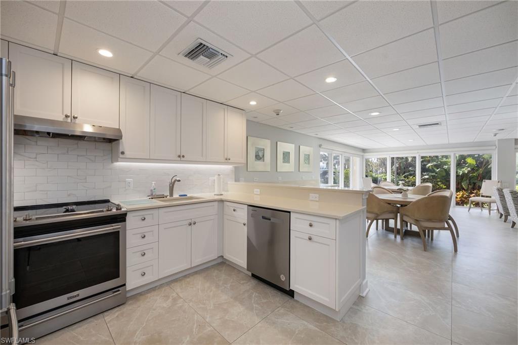 The community room has a large renovated kitchen for use by King's Port Club residence