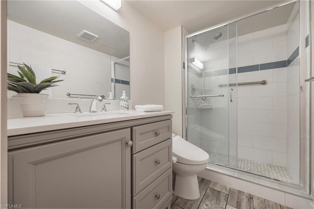 Renovated primary bathroom