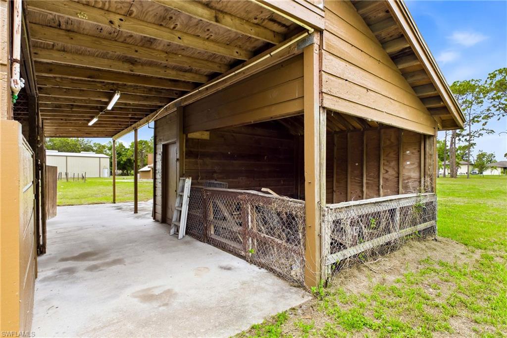 Live Stock Area - Could Be Converted to Third Horse Stall.