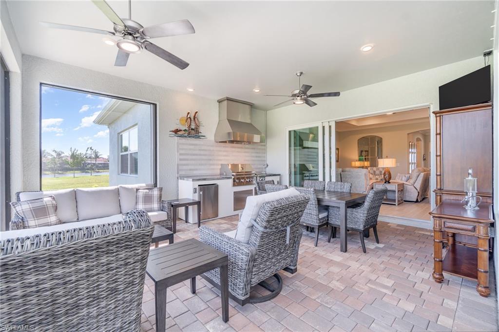 Large lot with water views & privacy.