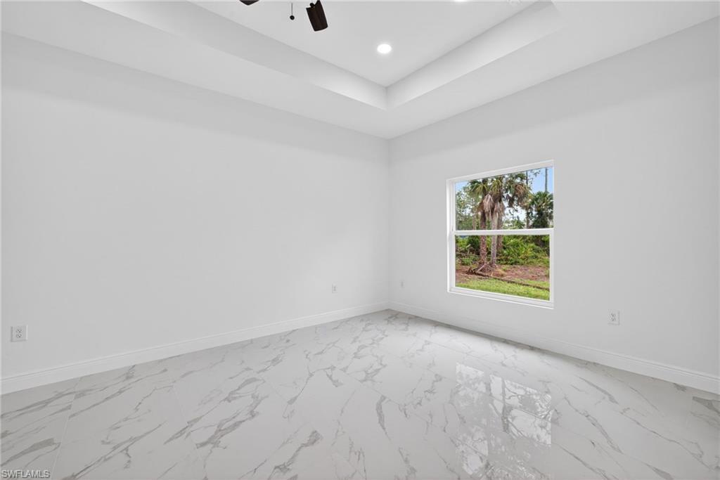 Spacious master bedroom