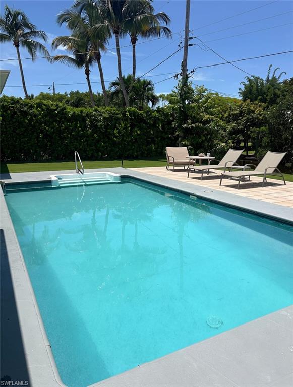 AI enhanced to show the vision of the pool area
