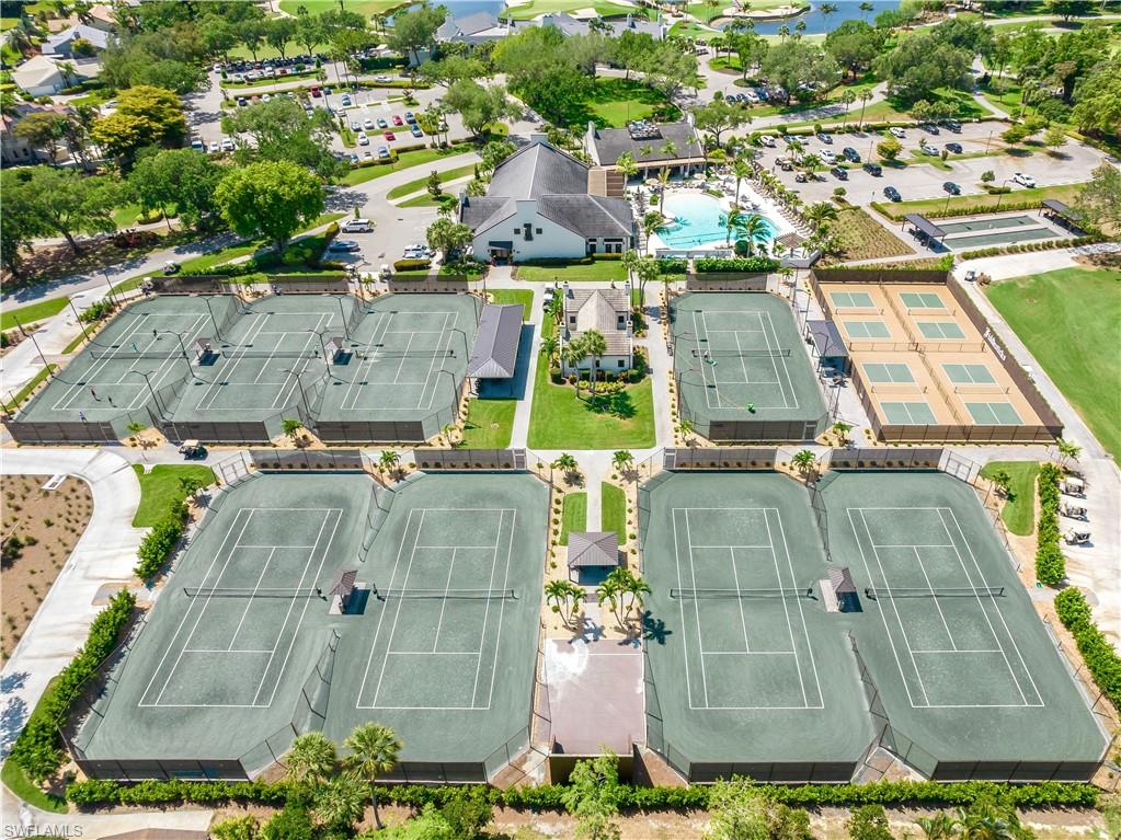 Fiddlesticks' resort-style amenity campus features tennis, pickleball, a spectacular swimming pool, fitness facilities, dining venues, and championship golf, creating one of Southwest Florida's most complete private country club lifestyles.
