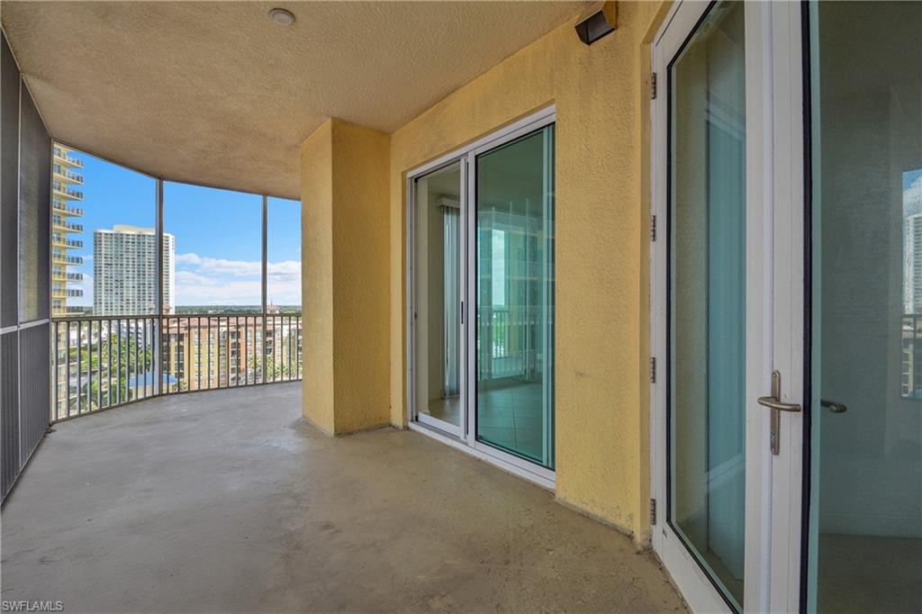 Balcony with a sunroom