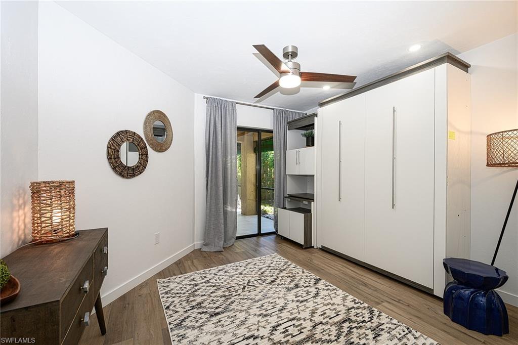 office/queen Murphy bed with sliding out desk