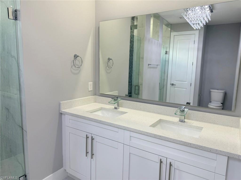 Main Bathroom. Dual Sinks.