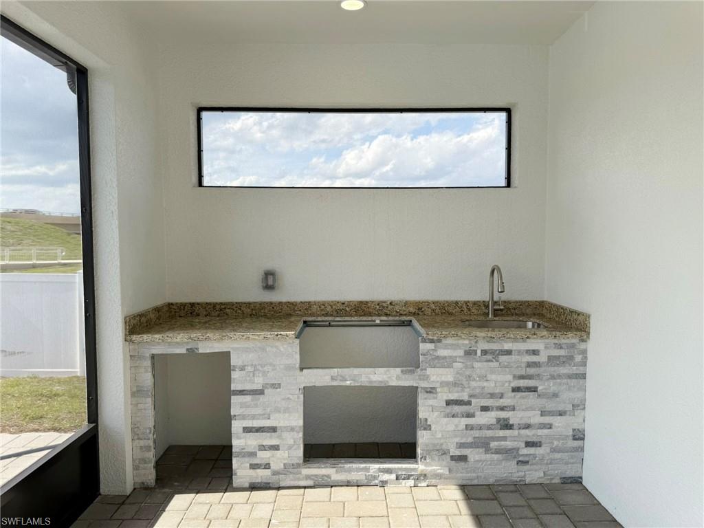 Screened Lanai with Roughed In Kitchen