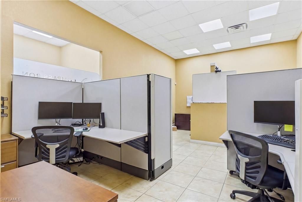 Professional workspace with flexibility to accommodate a variety of business uses.