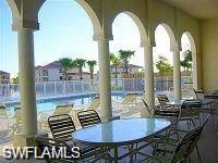 Nice shady area for poolside lunches
