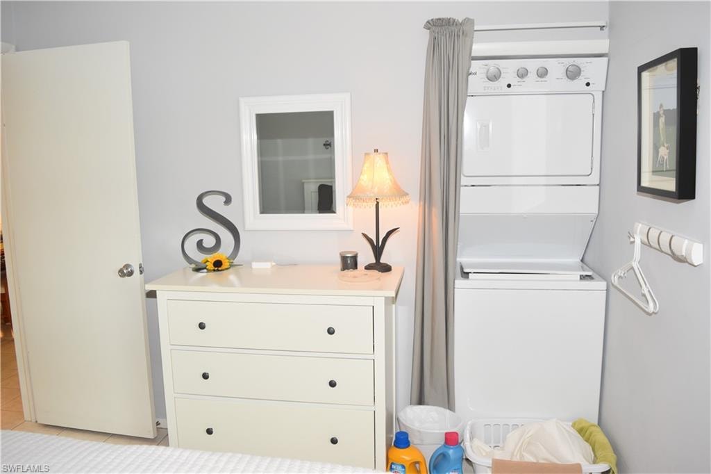 Laundry is in guest bedroom