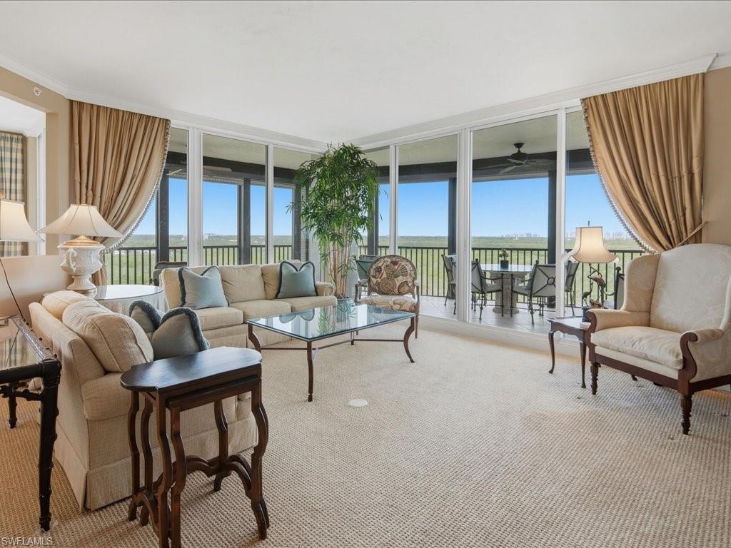 Southern views of the Gulf, Cocohatchee River, Mangroves, plus City views