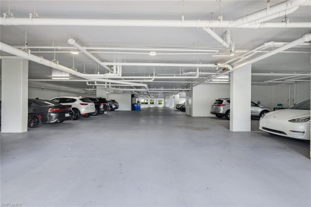 Under building parking garage
