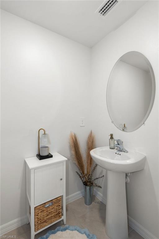 First Floor half bathroom