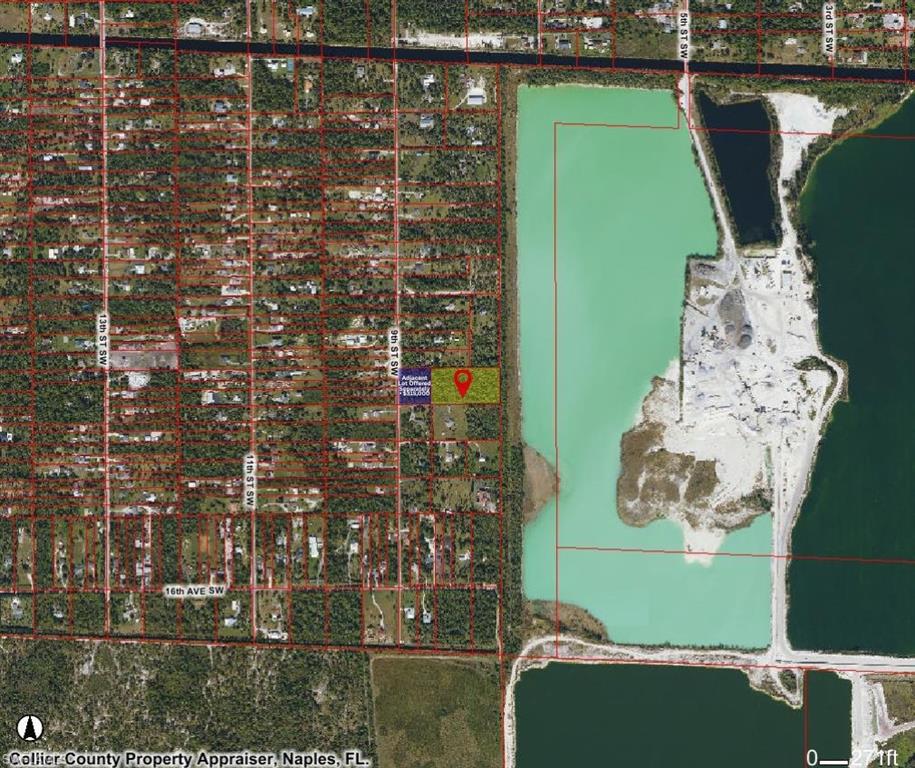 Aerial overview of property's location
