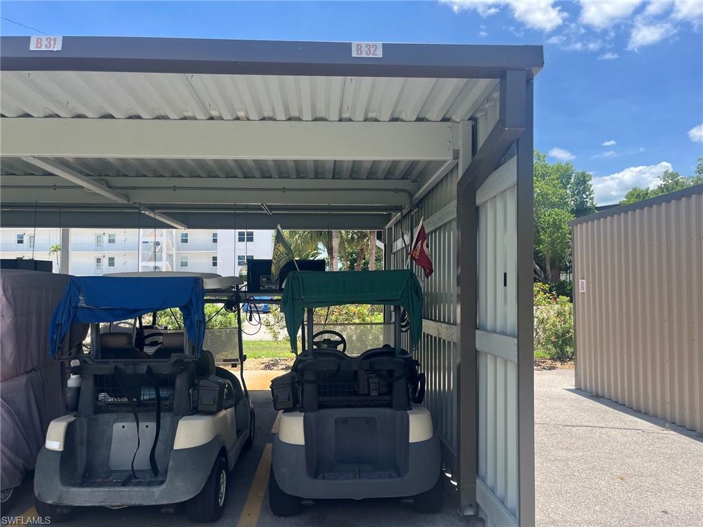 Golf Cart and Golf Cart Space No. B32