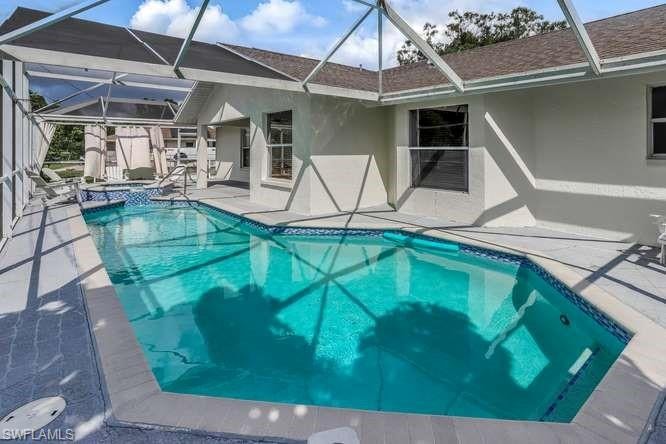 Lap styled pool