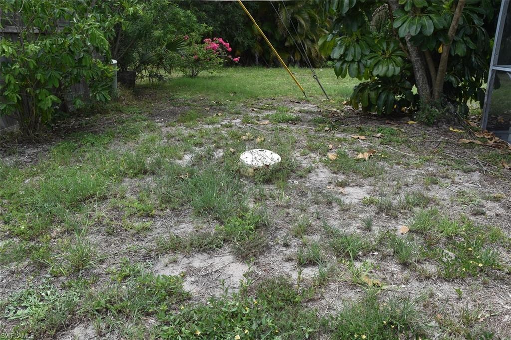 Buried propane tank (owned) on property