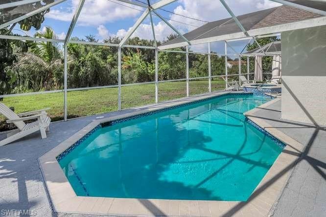 Propane heated pool