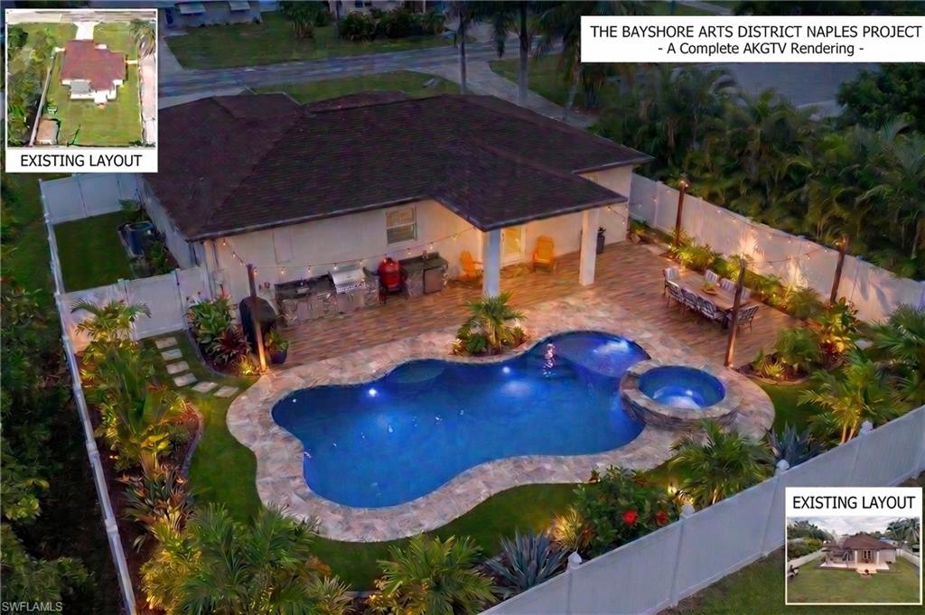 AI Generated Rendering of Resort Syle Pool