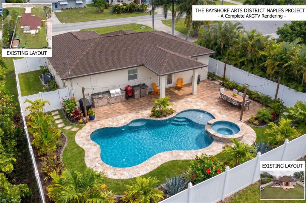 AI Generated Rendering of Resort Syle Pool