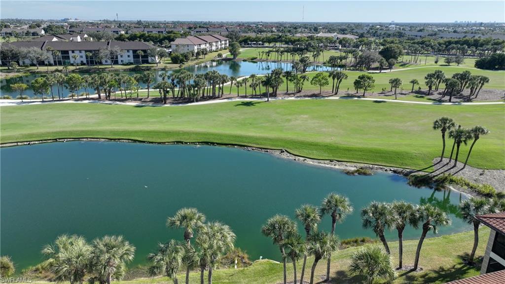 Golf course and lake views