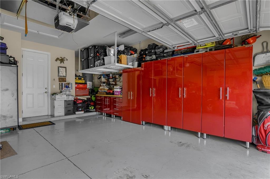 Custom Cabinets 2 Car Garage