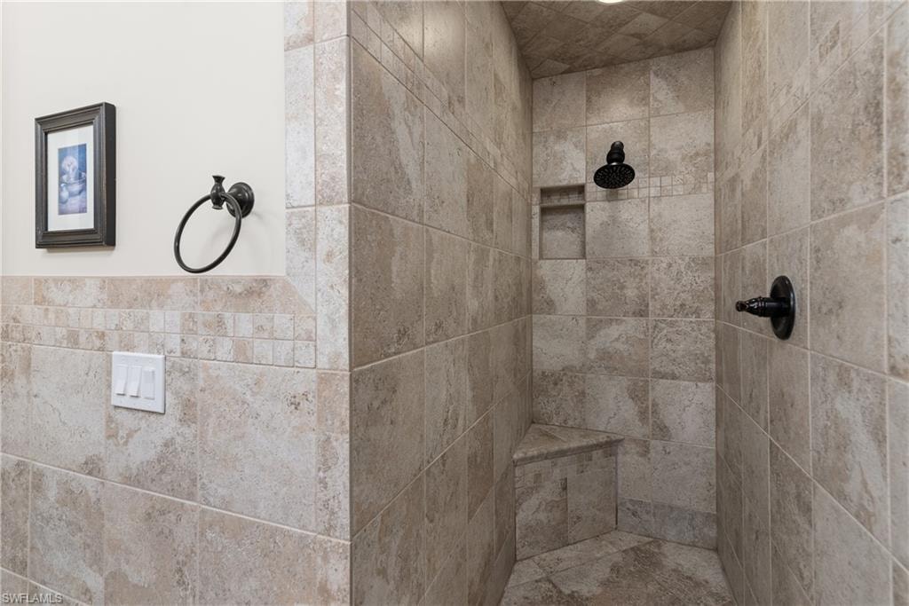 masters bath updated large walk in  shower