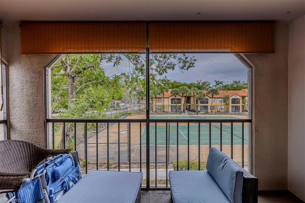 Balcony with a sunroom