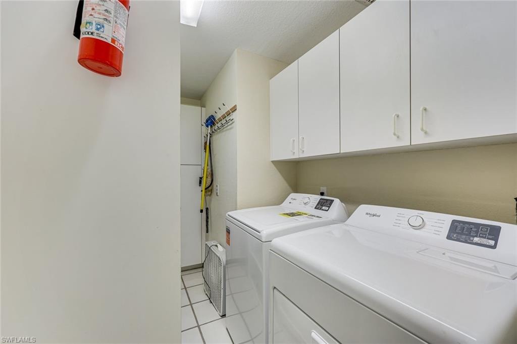 LAUNDRY WITH NEW WASHER AND DRYER