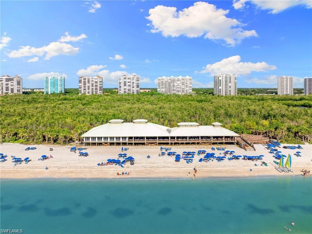 Private beach