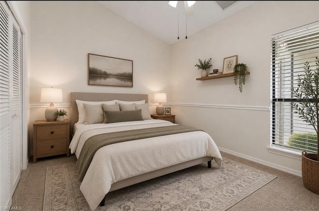 Guest Bedroom / Den Staged with Furniture