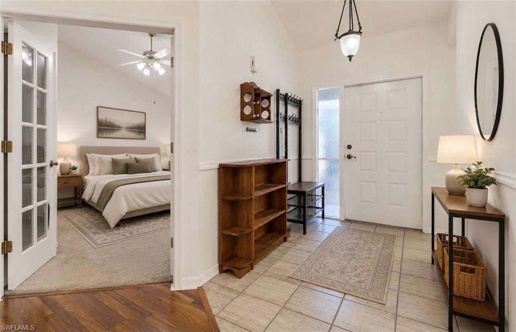 Entry Way / Guest Bedroom / Den Staged with Furniture